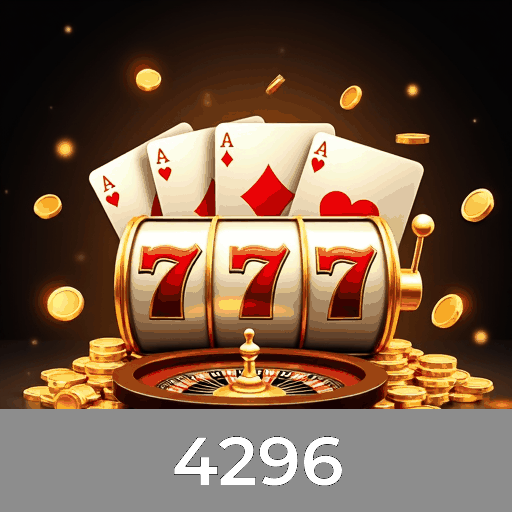 4296: Caça-Níqueis com Mega Prêmios, Jogos de Mesa Estratégicos e Dealer Ao Vivo Imersivo